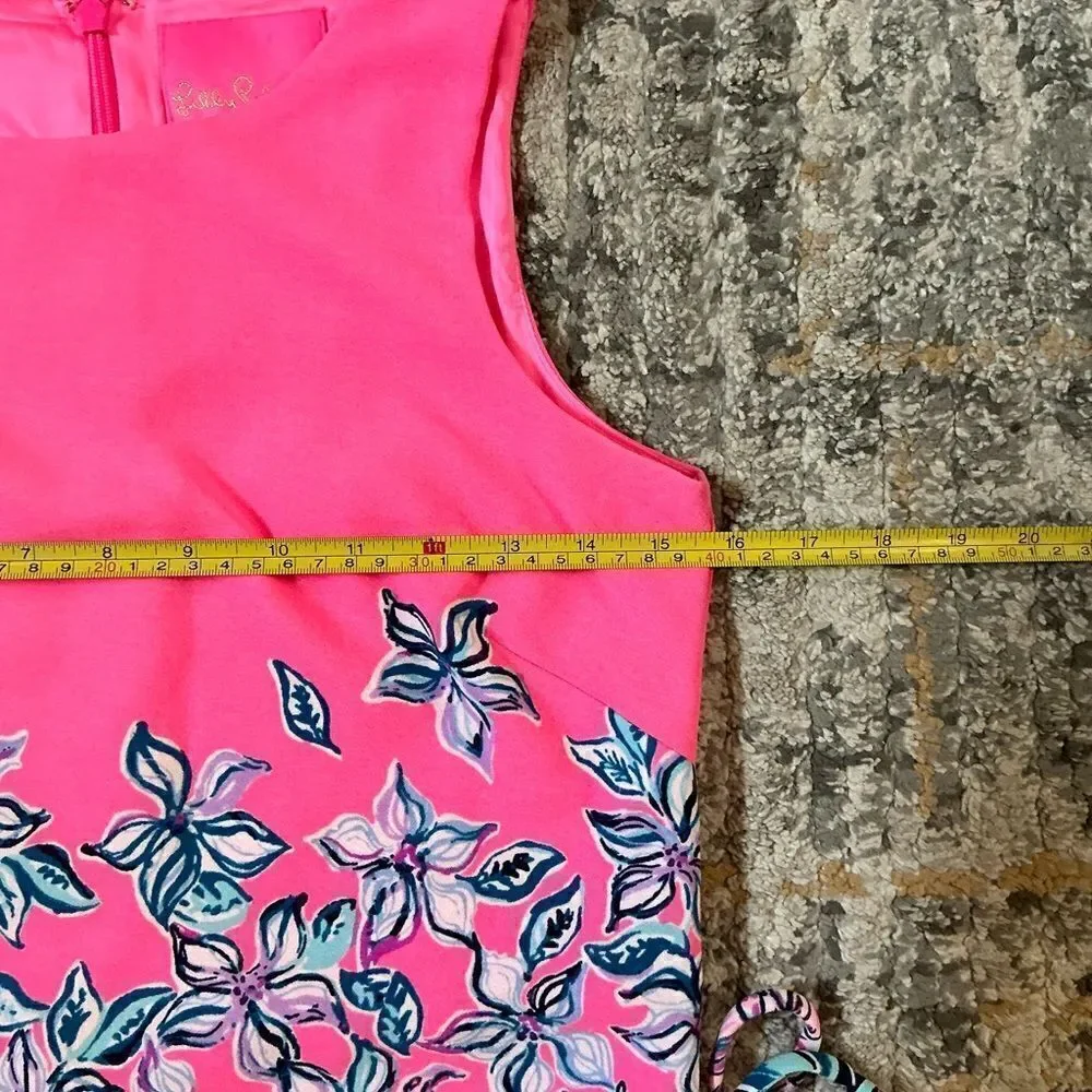 LILLY PULITZER DONNA ROMPER IN PINK TROPICS! EUC! SZ 00